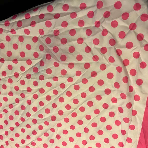 Red dot scarf  RN 66966 100% polyester Made in Italy - Picture 12 of 13